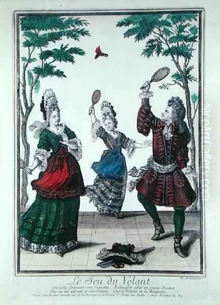 A Game of Badminton - view 1