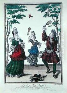 A Game of Badminton by Nicolas Arnoult