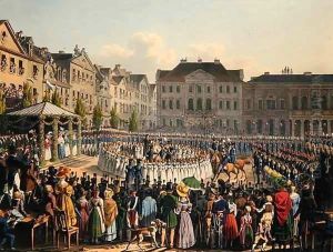 Flag Consecration Ceremony of the Kassel Citizen Guard in 1831