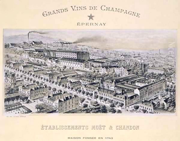 Moet and Chandon company, Epernay - view 1