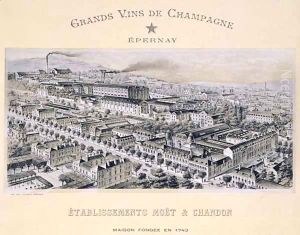 Moet and Chandon company, Epernay