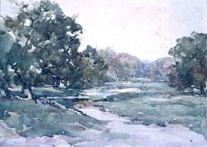 Landscape by Francis Abel William Taylor Armstrong