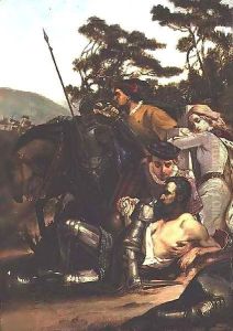 The Death of Marmion by Edward Armitage