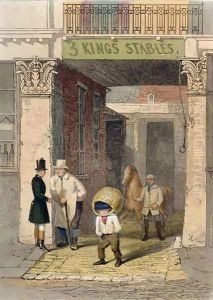 Remains of Clarendon House, Three Kings Livery Stables, Piccadilly