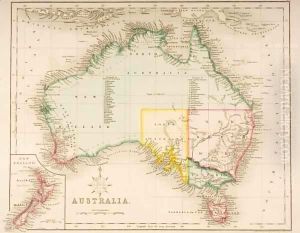Map of Australia and New Zealand Map of Australia and New Zealand