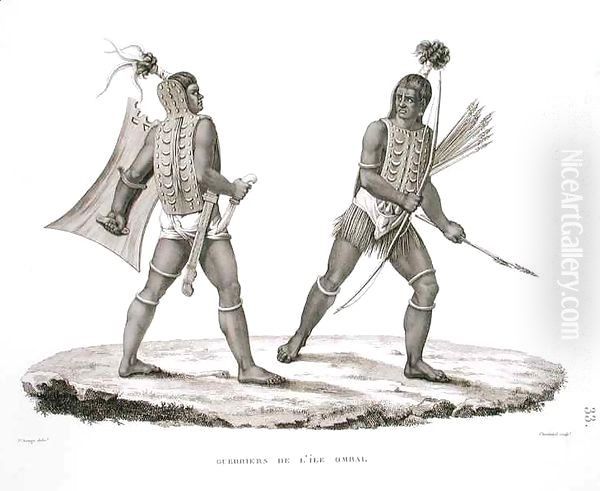 Warriors from the Island of Ombai - view 1