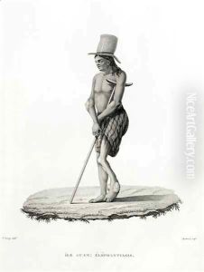 Guam: A Man with Elephantiasis, from 'Voyage Autour du Monde sur les Corvettes de L'Uranie 1817-20'