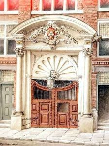 Gateway to Brewers Hall in Addle Street, City of London