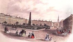 Queen Square, Bath by J. Appleby