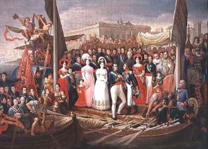 Ferdinand VII Disembarking in the Port of Santa Maria by Jose Aparicio