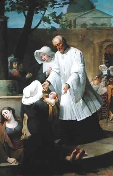 St. Vincent de Paul Helping the Plague-Ridden 2 - view 1