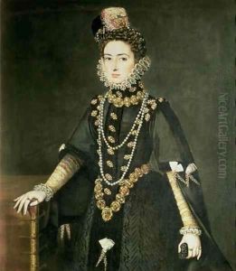 Infanta Catalina Micaela, Duchess of Savoy (1567-97), daughter of Philip II of Spain (1556-98) and Isabella of Valois (1545-68), married Charles Emmanuel, Duke of Savoy