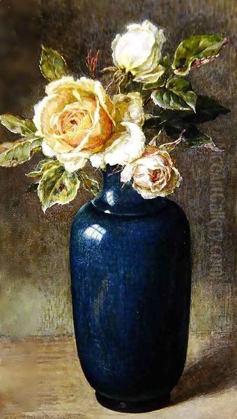 Vase of Roses - view 1