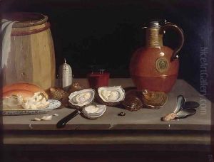 Still Life with Shellfish by Philips Angel