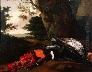 Still Life of Dead Birds by Philips Angel