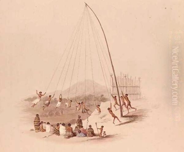 Maori or Native swing from the 'New Zealand Illustrated' - view 1