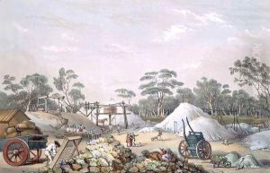 The Kapunda Copper Mine, from 'South Australia Illustrated'