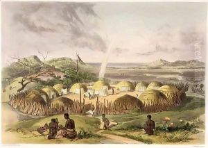 Zulu Kraal near Umlazi, Natal