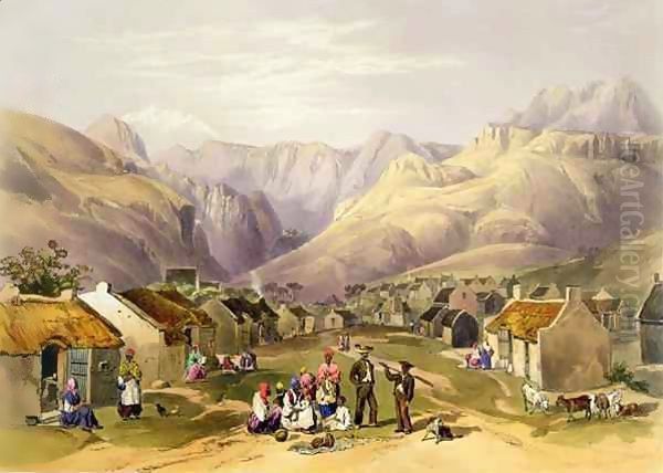 Genadendal, plate 9 from 'The Kafirs Illustrated' - view 1