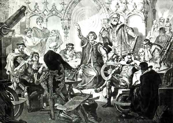 Nicolaus Copernicus (1473-1543) Explaining his Theory - view 1