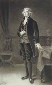 Thomas Jefferson, 3rd President of the United States of America by Eliphalet Andrews