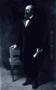 James A. Garfield, 20th President of the United States of America by Eliphalet Andrews
