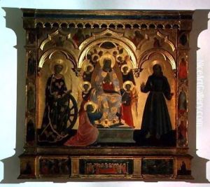 The Madonna of the Girdle with Saints and Angels The Madonna of the Girdle with Saints and Angels
