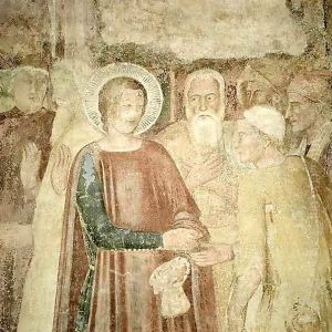 Detail of St. Ranieri in the Holy Land