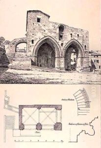 Fonte Branda, Siena, Italy, from 'Examples of the Municipal, Commercial, and Street Architecture of France and Italy from the 12th to the 15th Century' by R. Anderson