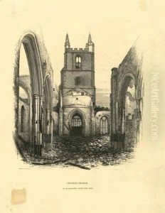Croydon Church, as it Appeared After the Fire by John Corbet Anderson