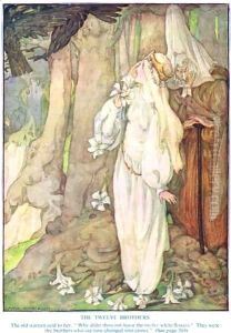 Illustration from 'The Twelve Brothers'