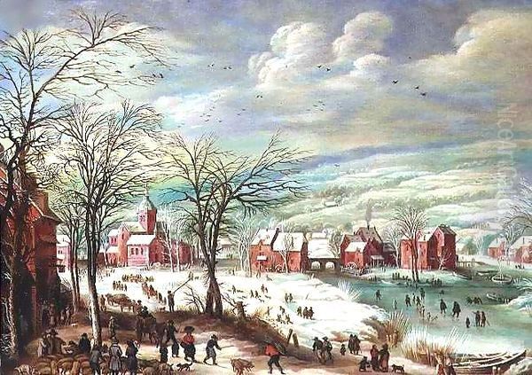 Dutch Scene in Winter - view 1