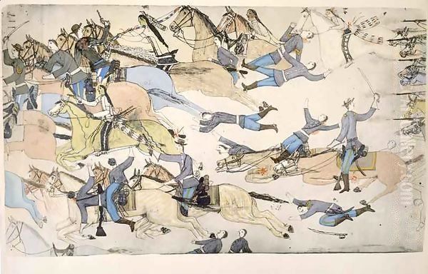 Retreat of Major Marcus Reno's command 4 - view 1