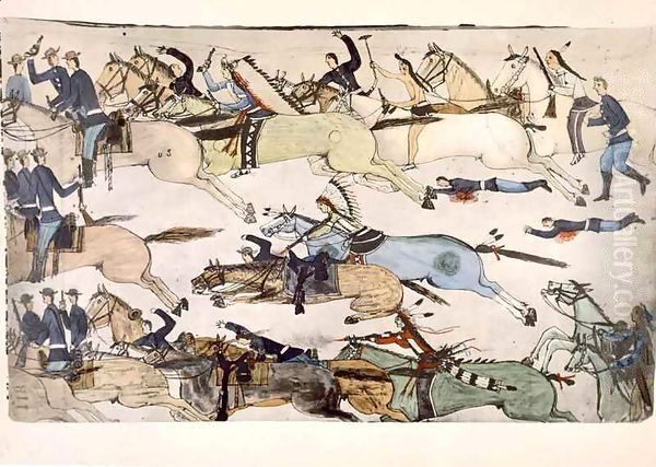 Retreat of Major Marcus Reno's command 5 - view 1