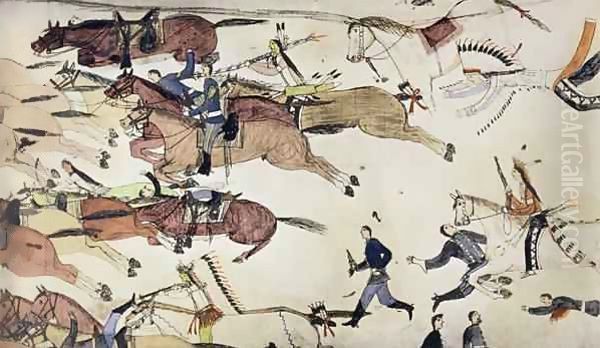 Retreat of Major Marcus Reno's command 9 - view 1