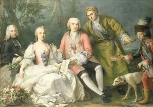 Portrait Group of the Singer Farinelli and Friends