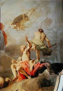 The Judgement of Paris by Jacopo (Giacomo) Amigoni
