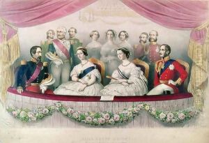 Hail Happy Union, the State visit to the Royal Italian Opera by Queen Victoria, Prince Albert and the Emperor and the Empress of France Hail Happy Union, the State visit to the Royal Italian Opera by Queen Victoria, Prince Albert and the Emperor and the Empress of France