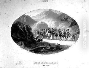 Coming back from the harvest by Marie Alexandre Alophe