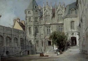 The Hotel Bourgtheroulde in the Place de la Pucelle, Rouen The Hotel Bourgtheroulde in the Place de la Pucelle, Rouen
