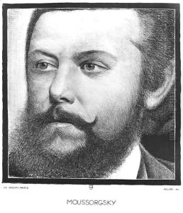 Portrait of Modest Petrovich Moussorgsky (1839-81) Portrait of Modest Petrovich Moussorgsky (1839-81)