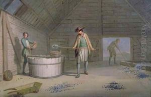 Lead Mining at Leadmills, the washing and sieving of the lead by Sir Alexander Allan