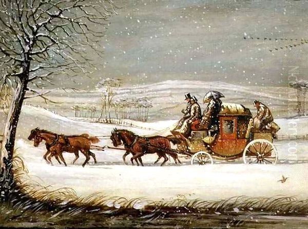 The Royal Mail in Winter - view 1