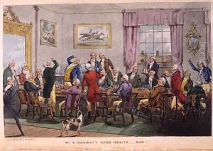 Mr Ridgeway's Good Health...Now, from Nimrod's 'The Life of a Sportsman' by Henry Thomas Alken