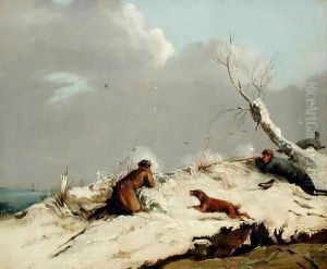 Duck Shooting in Winter by Henry Thomas Alken