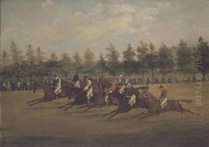 The Start of the St.Leger by Henry Thomas Alken