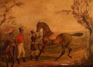 Preparing for the Hunt by Henry Thomas Alken