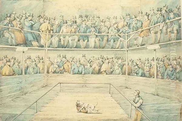 Dog Fight at the Westminster Pitt - view 1