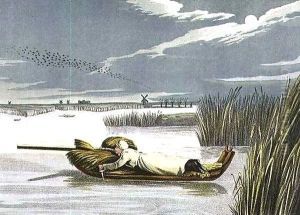 Sledging Working up to a Wake by Henry Thomas Alken