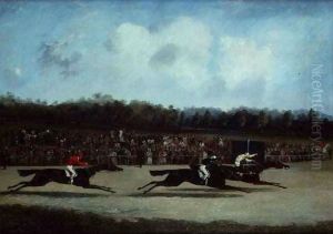 The Finish of the St.Leger by Henry Thomas Alken